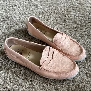 Cole Haan Pink Penny Loafers